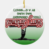 Omhoog Gymnast Ornament (Achterkant)