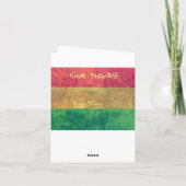 Omhoog! Happy Earthstrong Verjaardag Kaart (Achterkant)