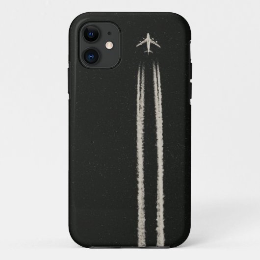 Omhoog in het luchtgedeelte van het vliegtuig met  Case-Mate iPhone case (Achterkant)