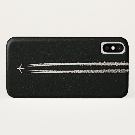 Omhoog in het luchtgedeelte van het vliegtuig met  Case-Mate iPhone case (Achterkant (horizontaal))