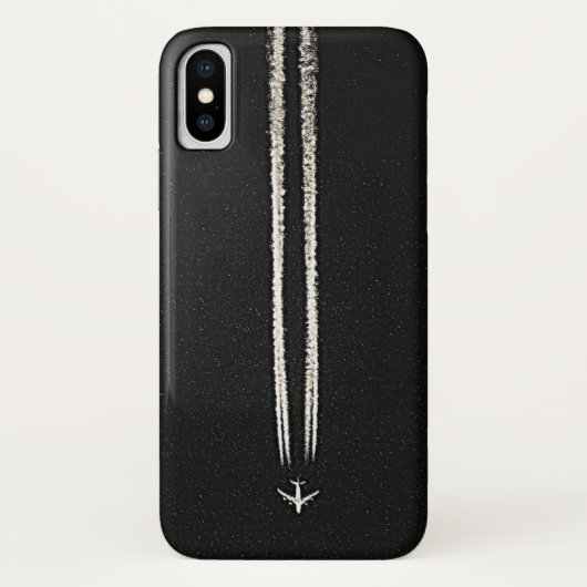 Omhoog in het luchtgedeelte van het vliegtuig met  Case-Mate iPhone case (Achterkant)