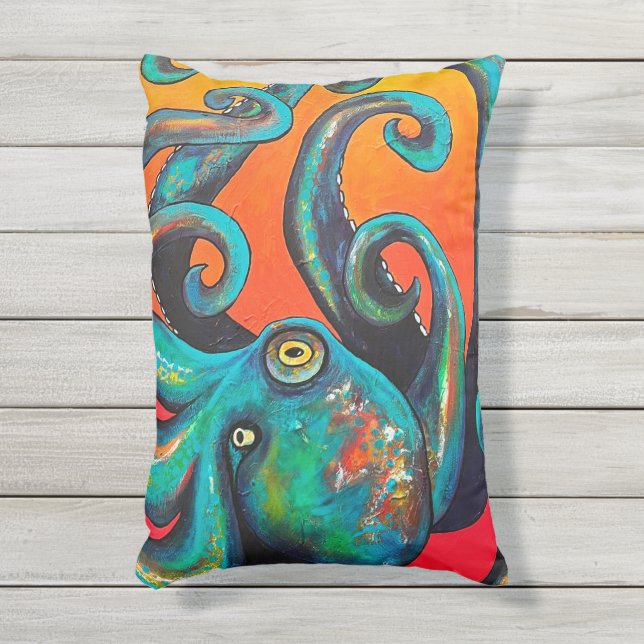 Omhoog in Wapens Openlucht Kussen (Voorkant (verticaal))