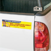 Omhoog Joost-democraten Echte Amerikanen zijn niet Bumpersticker (Op Truck)