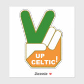 OMHOOG KELTISCH! STICKER (Vel)
