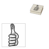 Omhoog met v2 rubberstempel (Gestempeld)