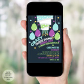 Omhoog naar binnen uit achteruit Uitnodiging van d