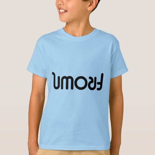 Omhoog naar voren t-shirt (Voorkant)