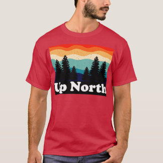 Omhoog Noord Retro T-shirt