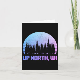 Omhoog Noord Wisconsin Natuur Wandelen Camping Pri Kaart