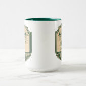 Omhoog Noord Wisconsin Vist Badge Mok (Midden)