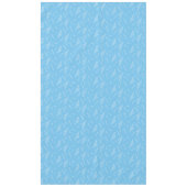 Omhoog Noord - Wit op Blauw Botanisch Patroon Tafelkleed (Voorkant)