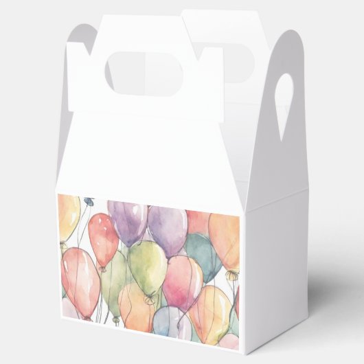 Omhoog, omhoog en weg ballonverjaardag bedankdoosjes (Geopend)