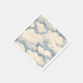 Omhoog, omhoog en weg ballonverjaardag servet (Hoek)