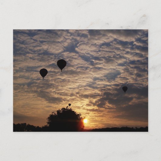 Omhoog, omhoog en weg... briefkaart (Voorkant)