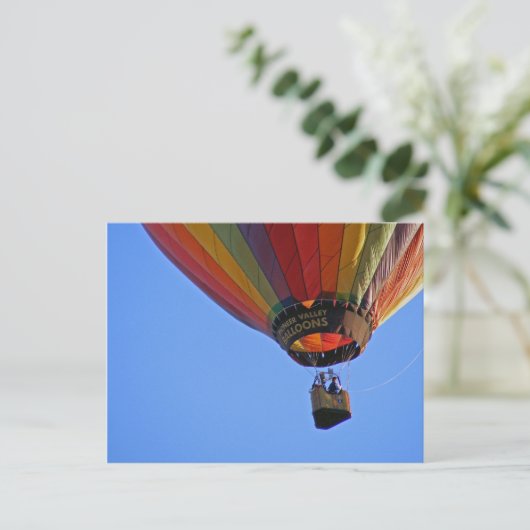 "Omhoog, omhoog en weg" Briefkaart (Staand voorkant)