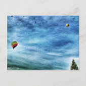 Omhoog, omhoog en weg @Calistoga Briefkaart (Voorkant)