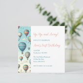 Omhoog, Omhoog, en Weg! Heet Lucht Ballonnen Verja Kaart (Staand voorkant)