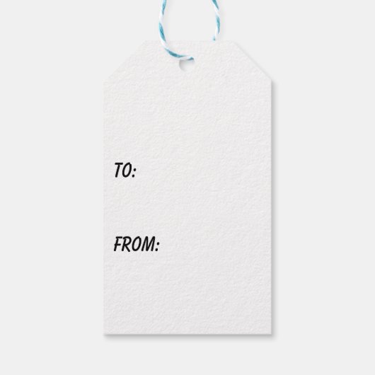 Omhoog omhoog en weg krans Gift Bag Cadeaulabel (Achterkant)