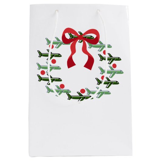 Omhoog omhoog en weg krans Gift Bag Medium Cadeauzakje (Voorkant)