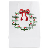 Omhoog omhoog en weg krans Gift Bag Medium Cadeauzakje (Achterkant)