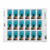 Omhoog, omhoog en weg met Felini de kat Etiket (Full Sheet)