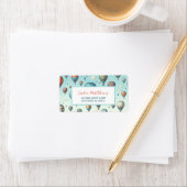 Omhoog, omhoog en weg! Waanzinnige heteluchtballon Etiket (Insitu)