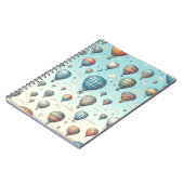 Omhoog, omhoog en weg! Waanzinnige heteluchtballon Notitieboek (Linkerzijde)