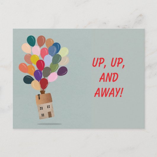 OMHOOG, OMHOOG EN WEG WIJZIGING VAN ADRES KAART (Voorkant)