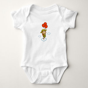 Omhoog, Omhoog & Schattig – Baby met Ballonnen T-s Romper