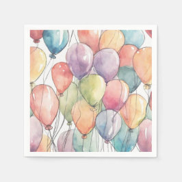 Omhoog, omhoog & weg verjaardagsfeestje servet