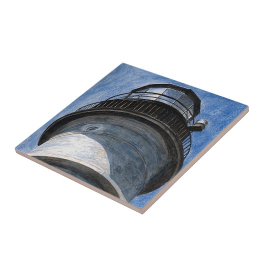 Omhoog Portland Head Light Tegeltje (Zijkant)