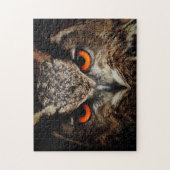 Omhoog Sluiten met Oranje ogen Legpuzzel (Verticaal)