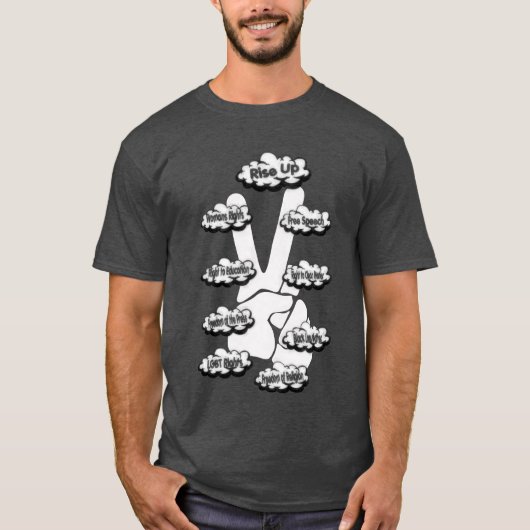 Omhoog T-shirt (Voorkant)