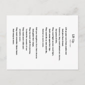 OMHOOG TILLEN BRIEFKAART (Voorkant)