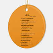 OMHOOG TILLEN KERAMISCH ORNAMENT (Links)