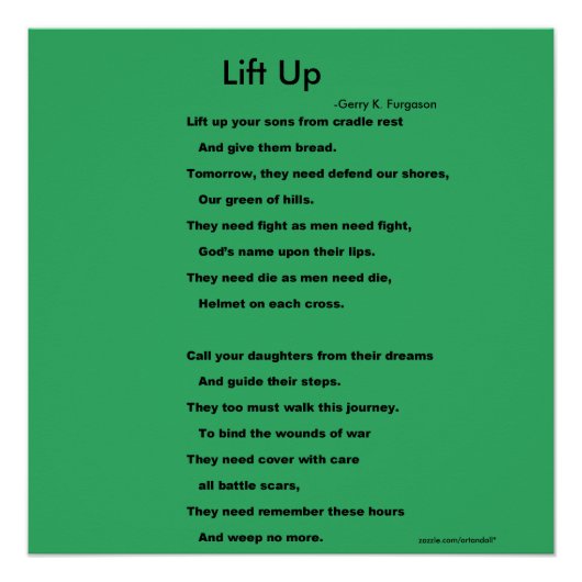 OMHOOG TILLEN PERFECT POSTER (Voorkant)