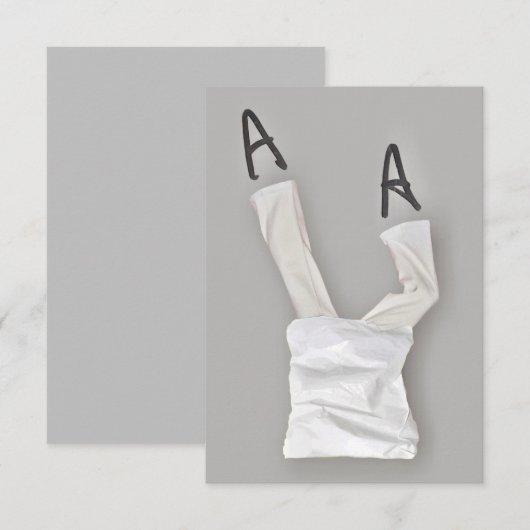 Omhoog Trouaanse humanisme Bedankkaart (Voorkant / Achterkant)