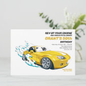 Omhoog uw uitnodiging van de Maandag van de Motor (Staand voorkant)