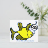 Omhoog vis. briefkaart (Staand voorkant)