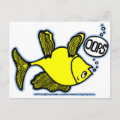 Omhoog vis. briefkaart (Voorkant)