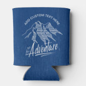 Omhoog voor avontuurgebergten Witte ID358 Blikjeskoeler (Achterkant)