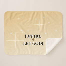 Omhuld door Zijn Licht Laat Los Laat God Sherpa Deken