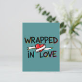 Omhuld met Liefde Briefkaart (Staand voorkant)