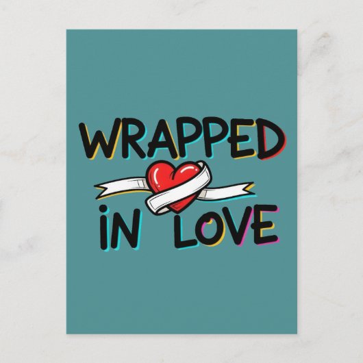 Omhuld met Liefde Briefkaart (Voorkant)