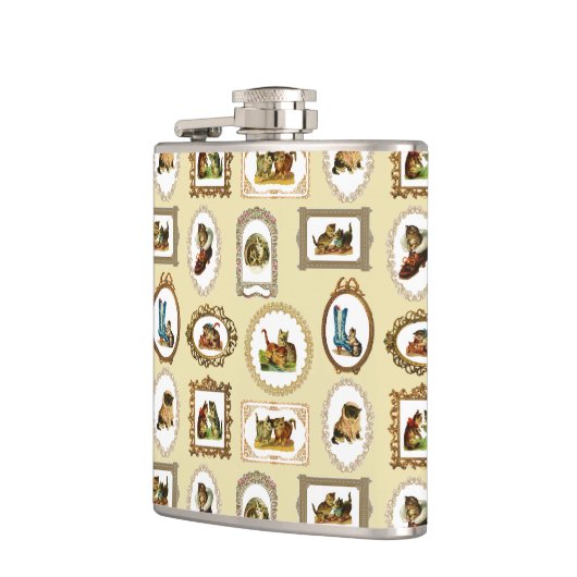 omhulde katten heupfles (Links)