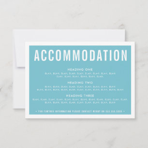 OMHULLING DETAIL INFO modern turquoise aqua blauw RSVP Kaartje