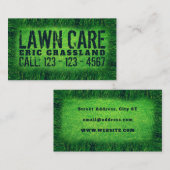 Omhulling gras visitekaartje (Voorkant / Achterkant)