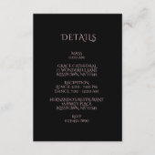 Omhulling Spaans Quinceañera Roos Informatiekaartje (Voorkant)