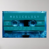 omhulling van cassettes voor Retro-audio Poster (Voorkant)