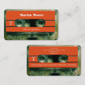 omhulling van cassettes voor Retro-audio Visitekaartje (Voorkant / Achterkant)